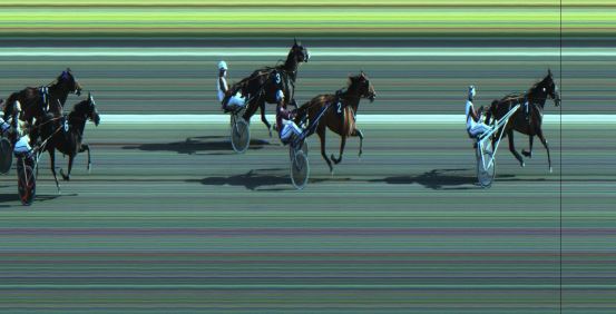 Målfoto for løp 6 på bane JA den 28.04.2021