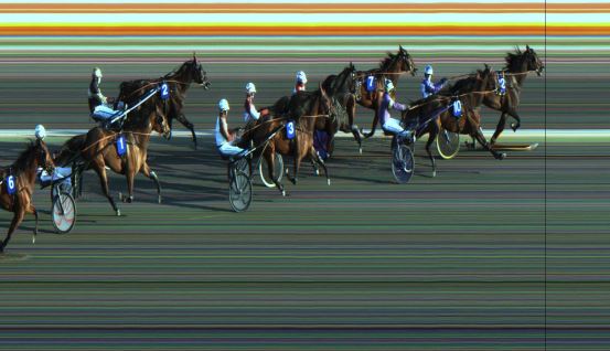 Målfoto for løp 2 på bane JA den 30.04.2021