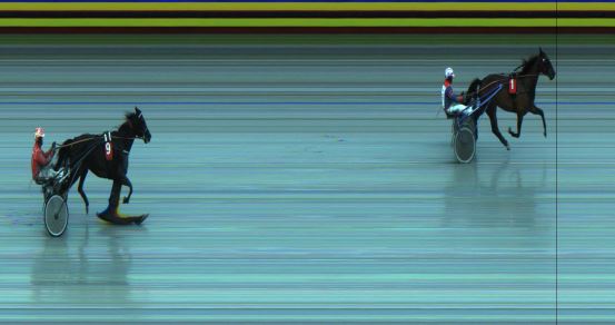 Målfoto for løp 3 på bane JA den 10.05.2021