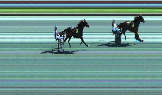 Målfoto for løp 1 på bane JA den 13.05.2021