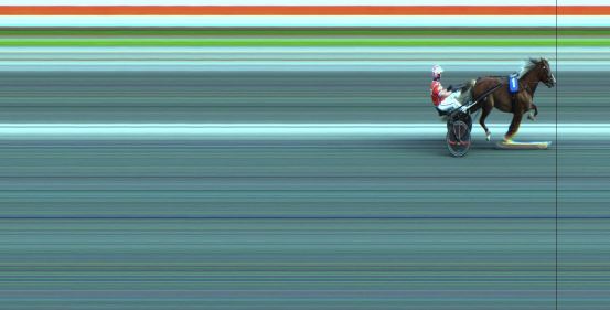 Målfoto for løp 2 på bane JA den 03.06.2021