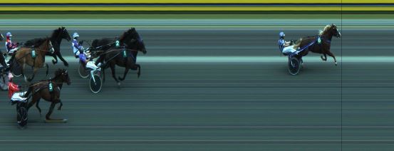 Målfoto for løp 4 på bane JA den 07.06.2021