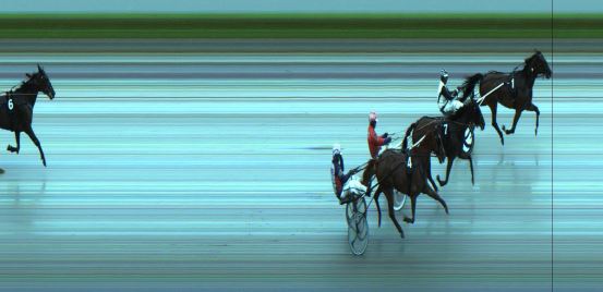 Målfoto for løp 6 på bane JA den 14.06.2021