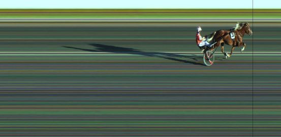 Målfoto for løp 5 på bane JA den 29.06.2021