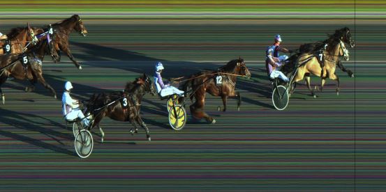 Målfoto for løp 6 på bane JA den 29.06.2021