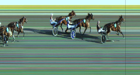 Målfoto for løp 4 på bane JA den 09.07.2021