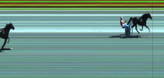 Målfoto for løp 7 på bane JA den 11.07.2021