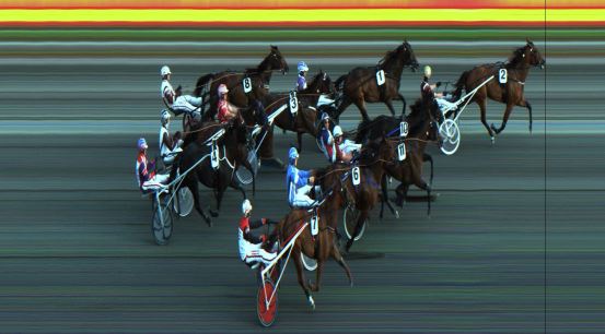 Målfoto for løp 5 på bane JA den 06.08.2021