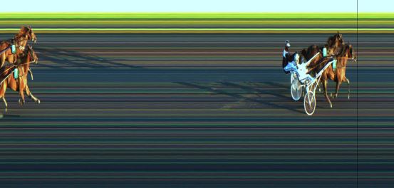 Målfoto for løp 4 på bane JA den 14.08.2021