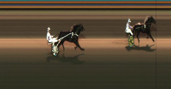 Målfoto for løp 6 på bane JA den 24.08.2021