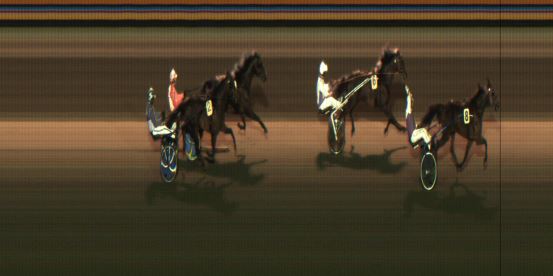 Målfoto for løp 7 på bane JA den 24.08.2021