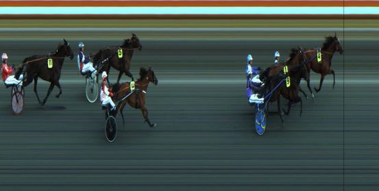 Målfoto for løp 1 på bane JA den 03.09.2021