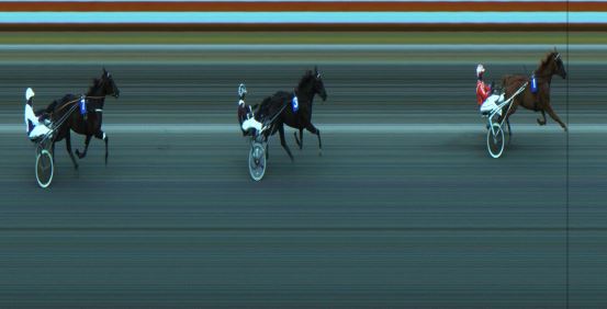 Målfoto for løp 2 på bane JA den 03.09.2021