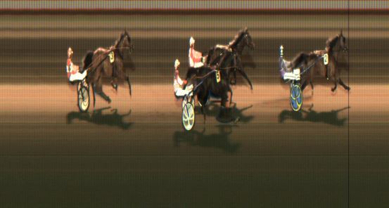 Målfoto for løp 7 på bane JA den 03.09.2021