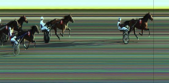 Målfoto for løp 3 på bane JA den 24.09.2021