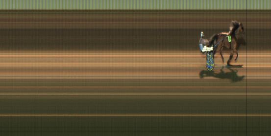 Målfoto for løp 9 på bane JA den 24.09.2021