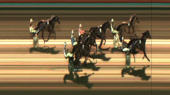 Målfoto for løp 6 på bane JA den 08.10.2021