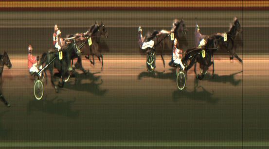 Målfoto for løp 1 på bane JA den 19.11.2021