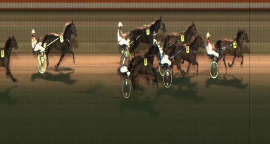 Målfoto for løp 1 på bane JA den 26.11.2021