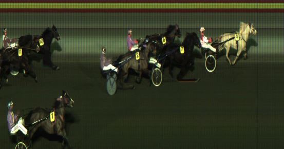 Målfoto for løp 1 på bane JA den 19.12.2021