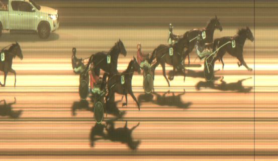 Målfoto for løp 5 på bane JA den 02.01.2022