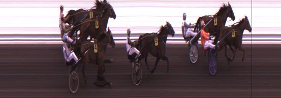 Målfoto for løp 1 på bane JA den 08.01.2022