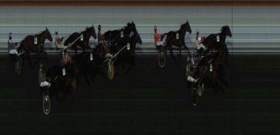 Målfoto for løp 5 på bane JA den 08.01.2022