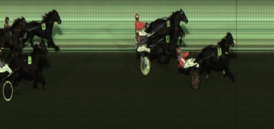 Målfoto for løp 9 på bane JA den 08.01.2022