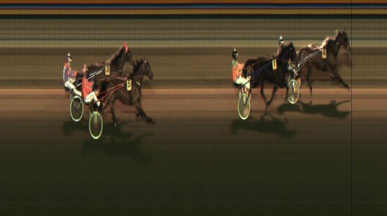 Målfoto for løp 7 på bane JA den 21.01.2022