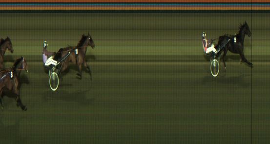 Målfoto for løp 6 på bane JA den 04.02.2022