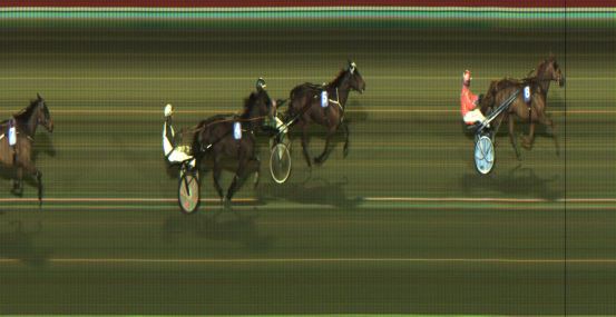 Målfoto for løp 2 på bane JA den 13.02.2022