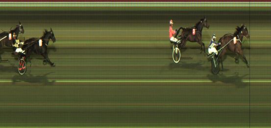 Målfoto for løp 3 på bane JA den 13.02.2022