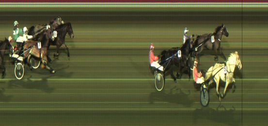 Målfoto for løp 5 på bane JA den 13.02.2022