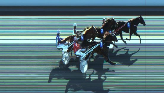 Målfoto for løp 2 på bane JA den 16.02.2022