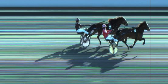 Målfoto for løp 6 på bane JA den 16.02.2022