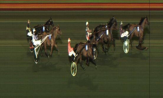 Målfoto for løp 2 på bane JA den 18.03.2022