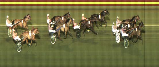 Målfoto for løp 3 på bane JA den 26.03.2022