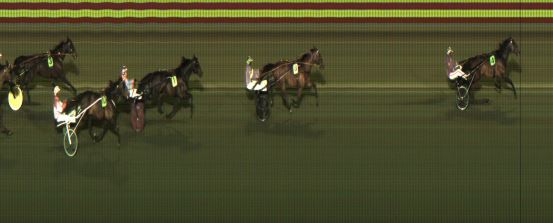 Målfoto for løp 9 på bane JA den 26.03.2022