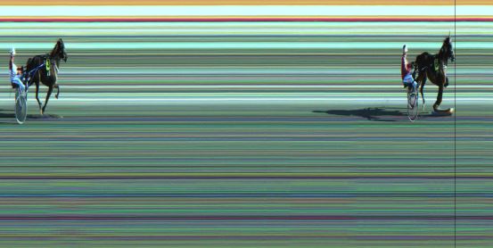 Målfoto for løp 1 på bane JA den 22.04.2022