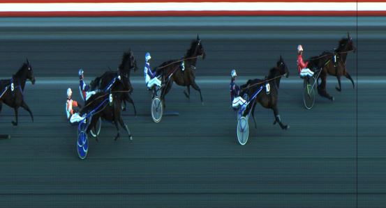 Målfoto for løp 6 på bane JA den 22.04.2022