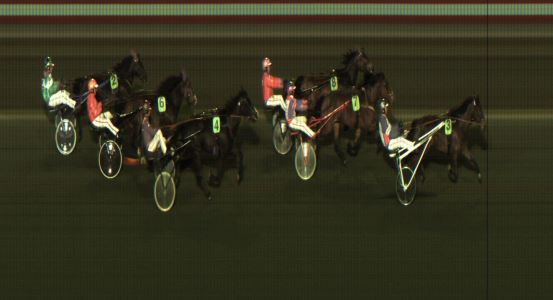 Målfoto for løp 9 på bane JA den 22.04.2022