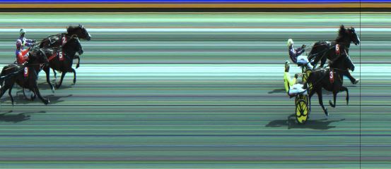 Målfoto for løp 3 på bane JA den 14.05.2022