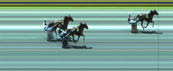 Målfoto for løp 1 på bane JA den 13.06.2022