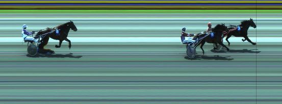 Målfoto for løp 2 på bane JA den 13.06.2022