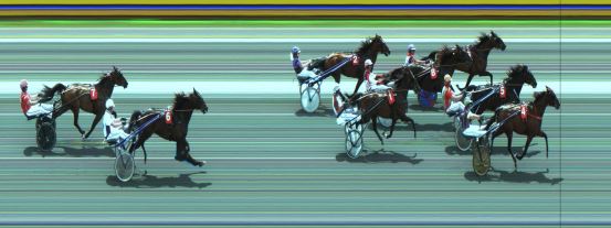 Målfoto for løp 3 på bane JA den 13.06.2022