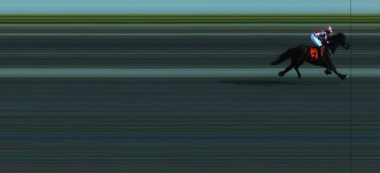 Målfoto for løp 2 på bane JA den 19.06.2022