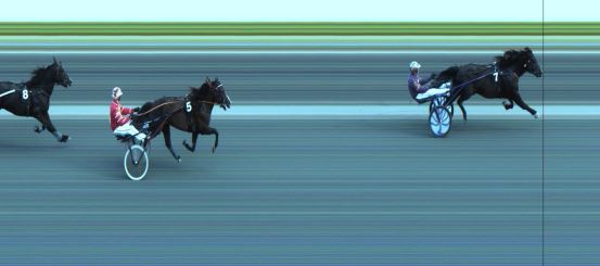 Målfoto for løp 6 på bane JA den 19.06.2022