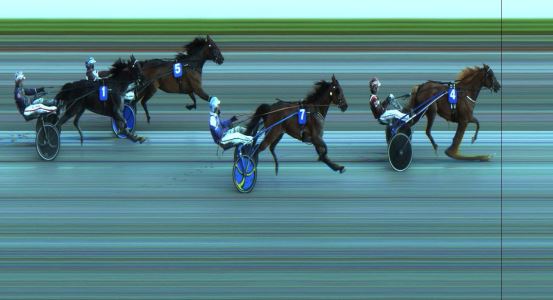 Målfoto for løp 2 på bane JA den 26.06.2022