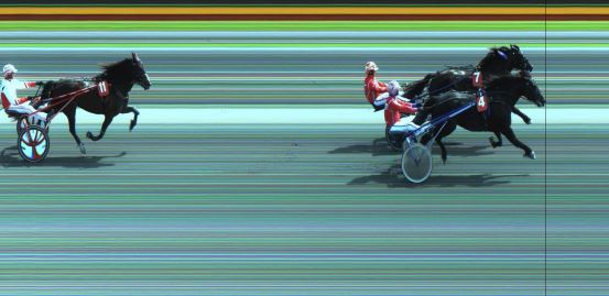 Målfoto for løp 3 på bane JA den 09.07.2022