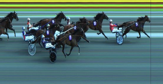 Målfoto for løp 8 på bane JA den 09.07.2022